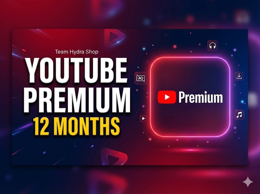 YouTube Premium – 12 Months Official Subscription (Personal Email Activation)